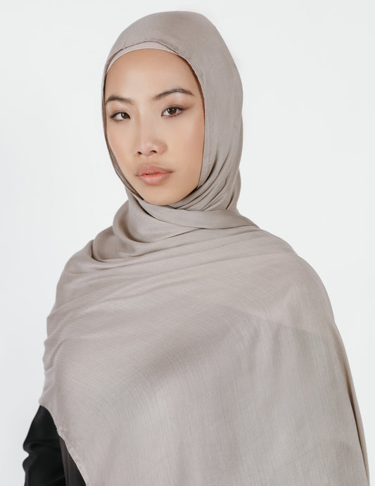 Herringbone Bamboo Hijab in Dusk (BS-05)
