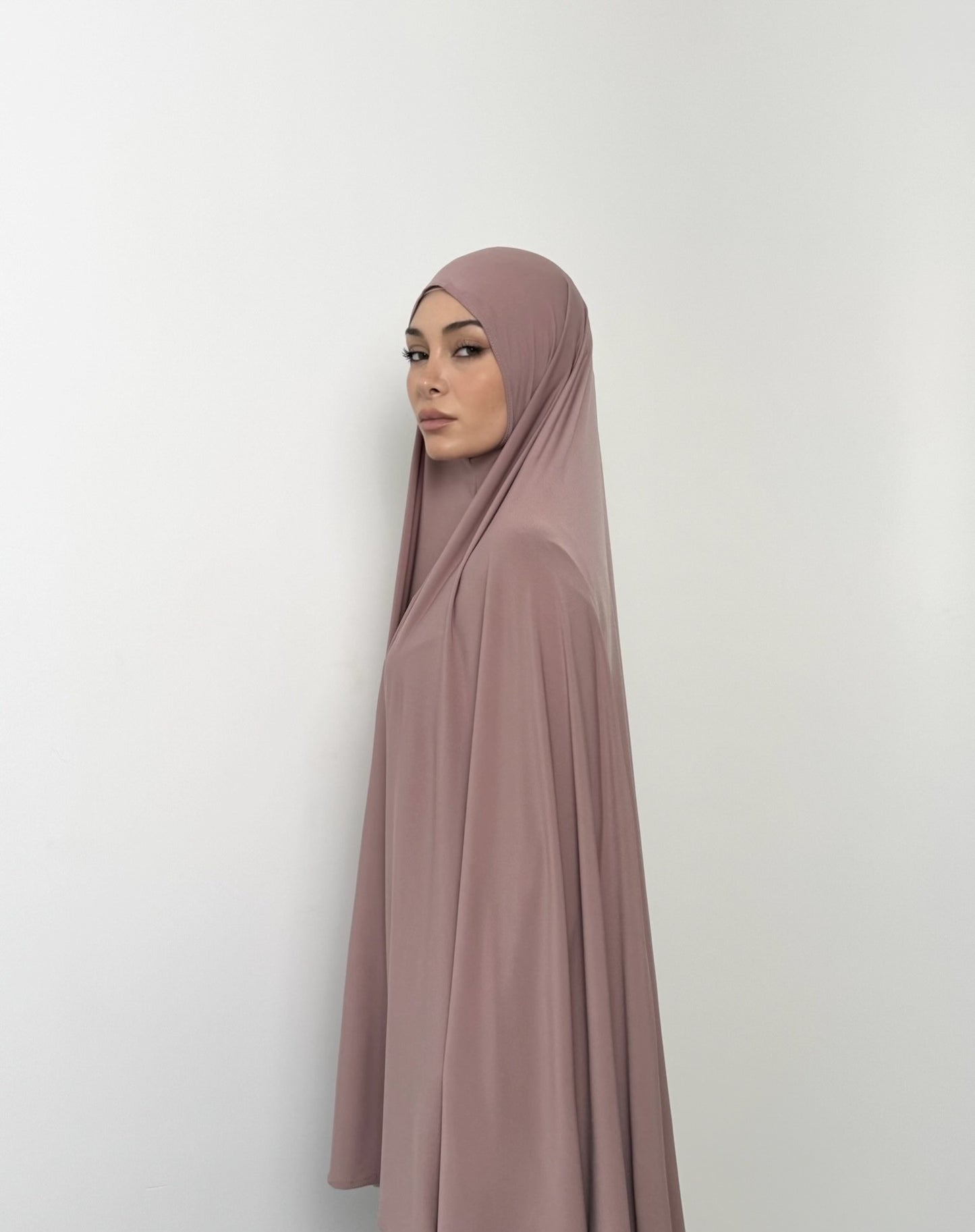 Long Sleeved Jelbab in Rose