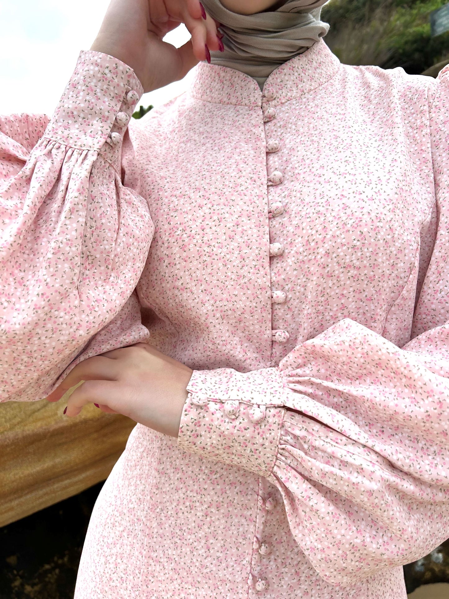 Raina Panelled Floral Dress (W20)