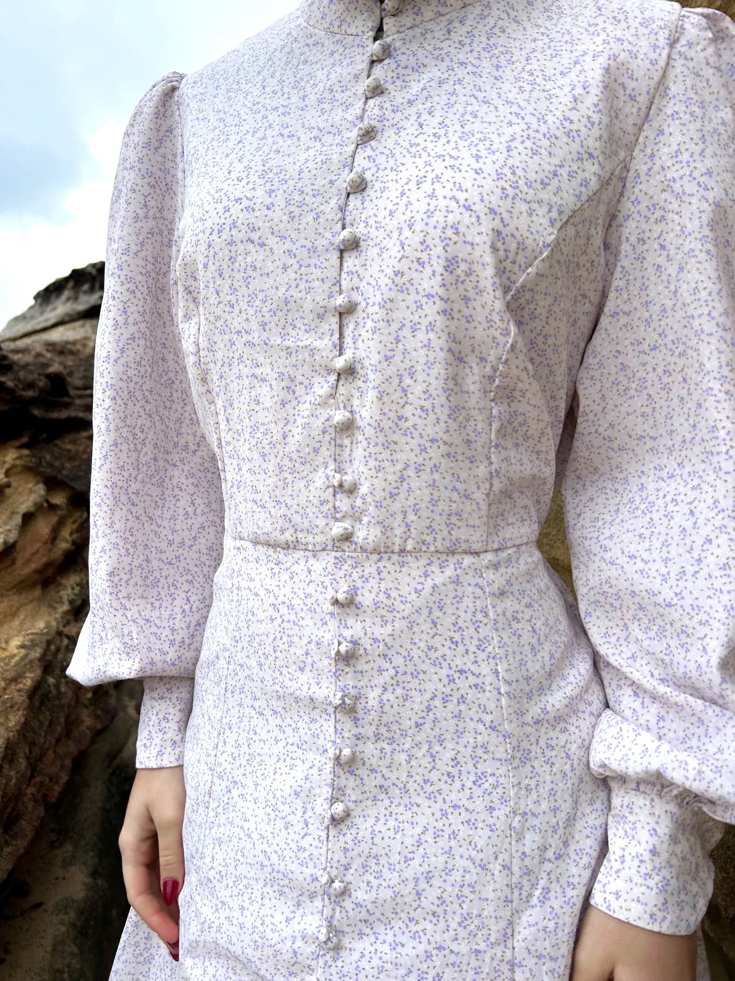 Raina Panelled Floral Dress (W20)