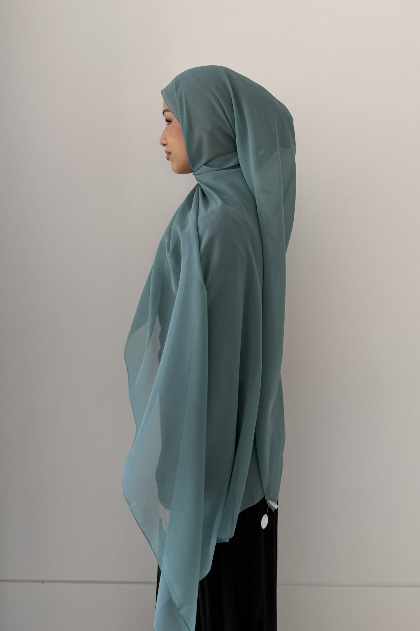 Chiffon Scarf in Teal