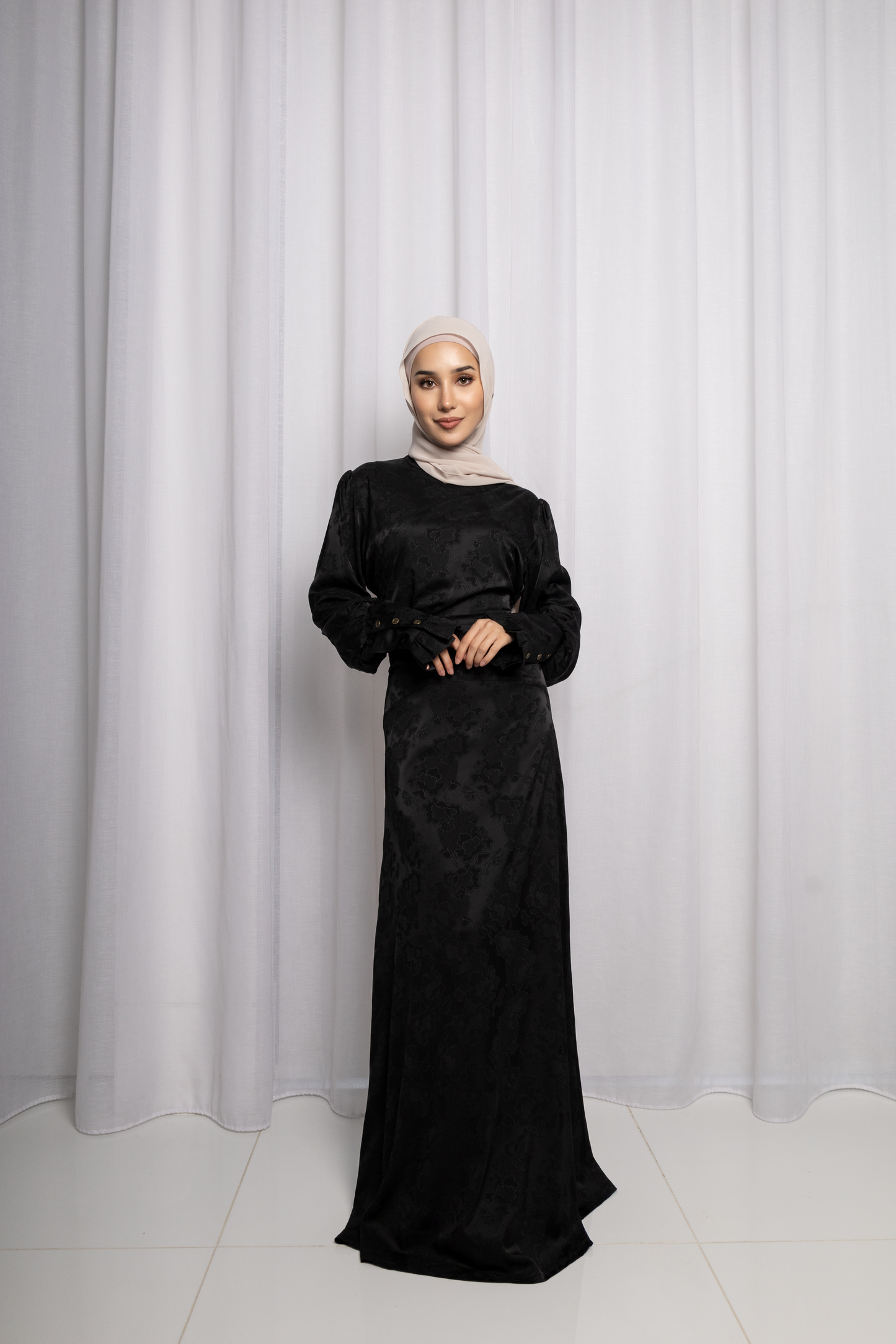 Soraya Paisley Wide Cuff Dress