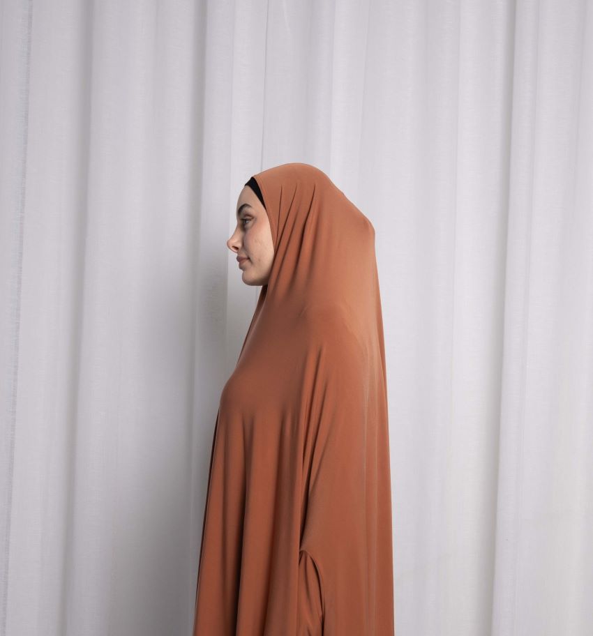 Standard Jersey Jelbab in Sienna