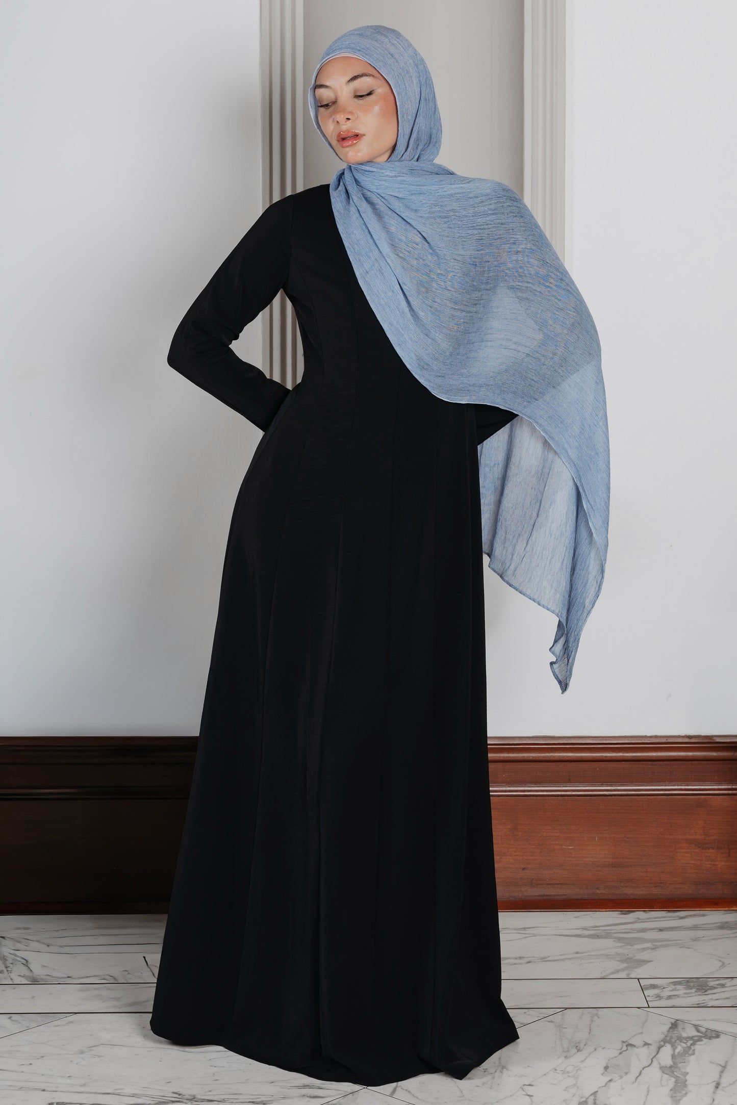 Razan Multi Panelled Aline Abaya (C255)