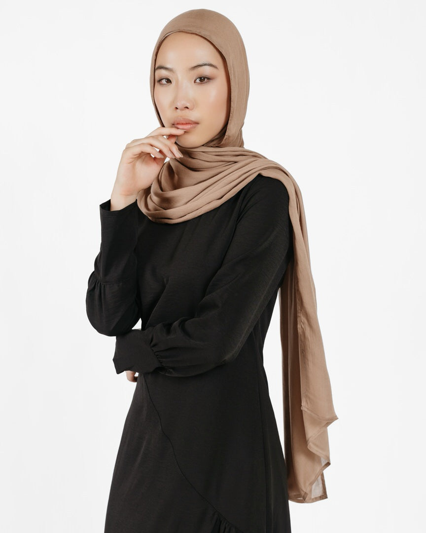 Nazli Side Gather Aline Dress (C248)
