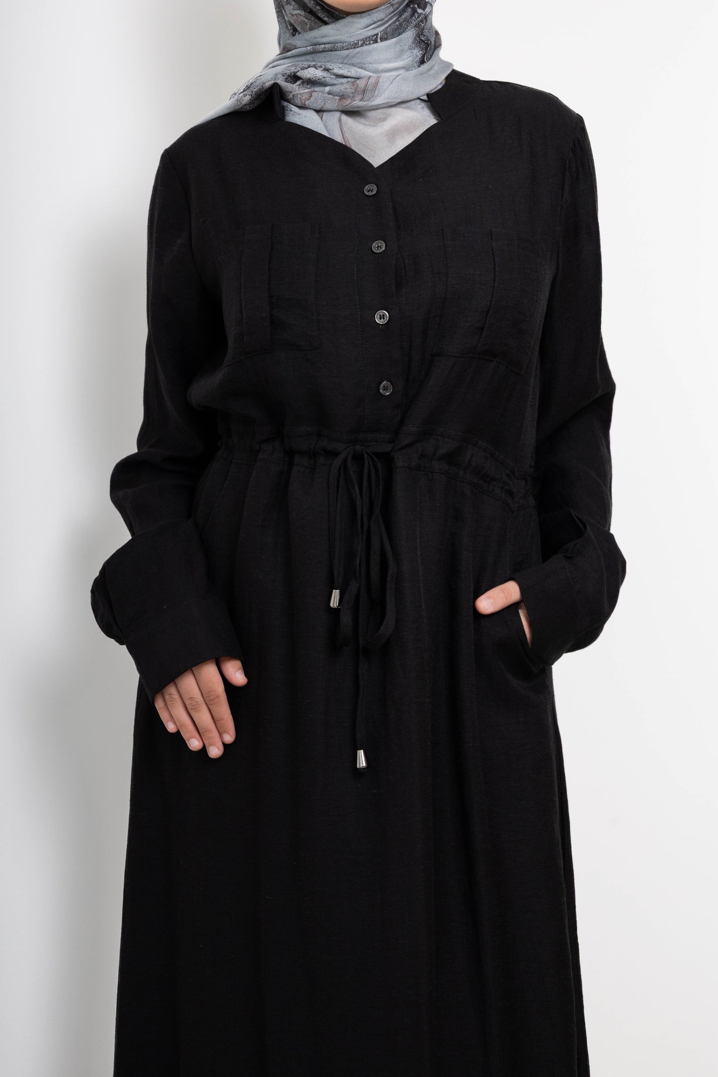 Yasmin Drawstring Linen Blend (W25)