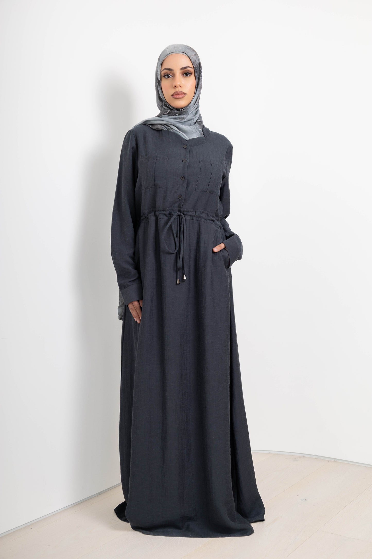 Yasmin Drawstring Linen Blend (W25)