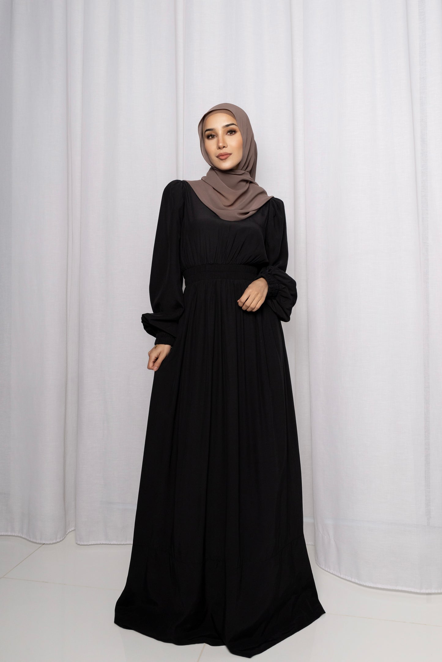 Nida Elasticised Dress (C234)