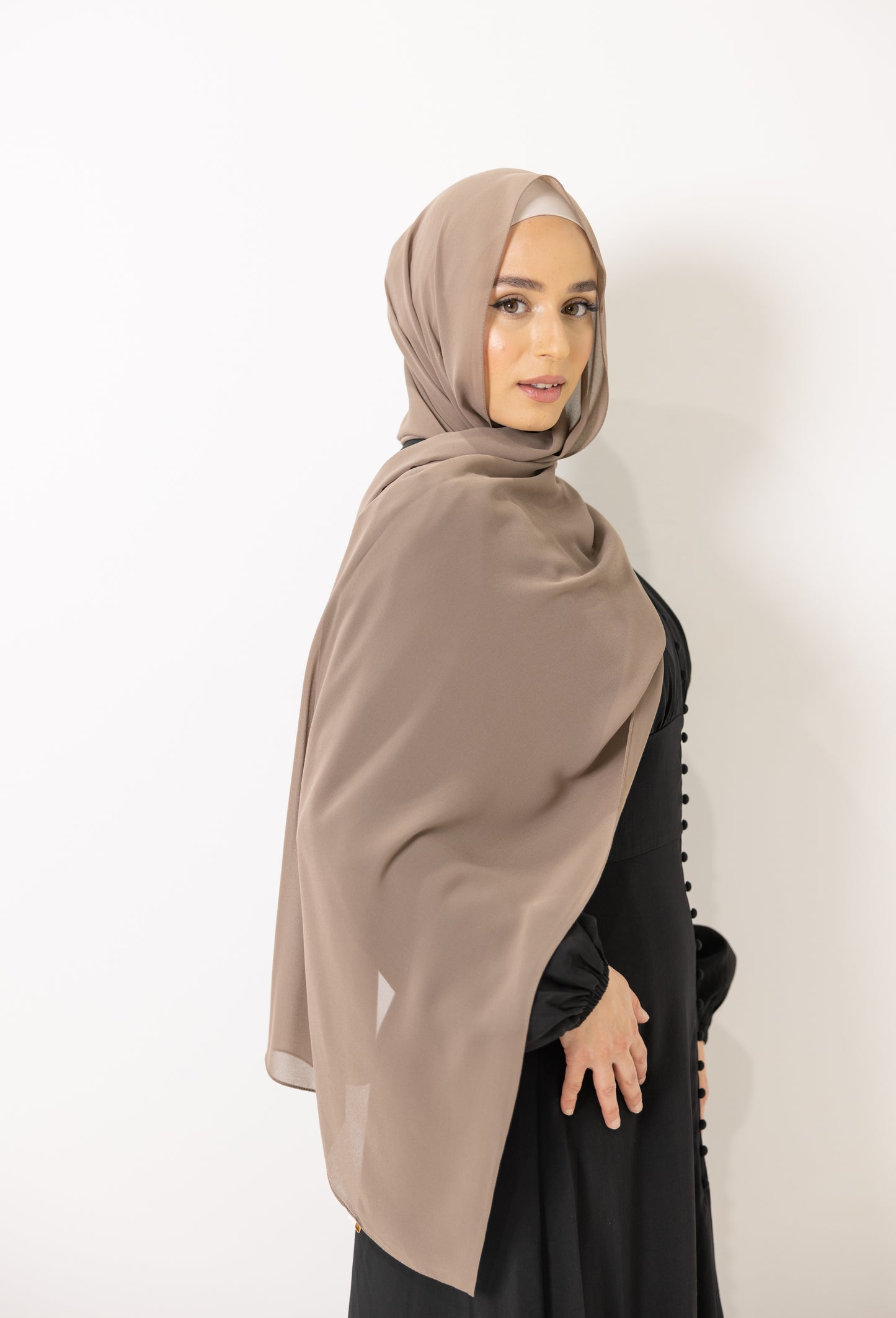 Chiffon Scarf in Linen