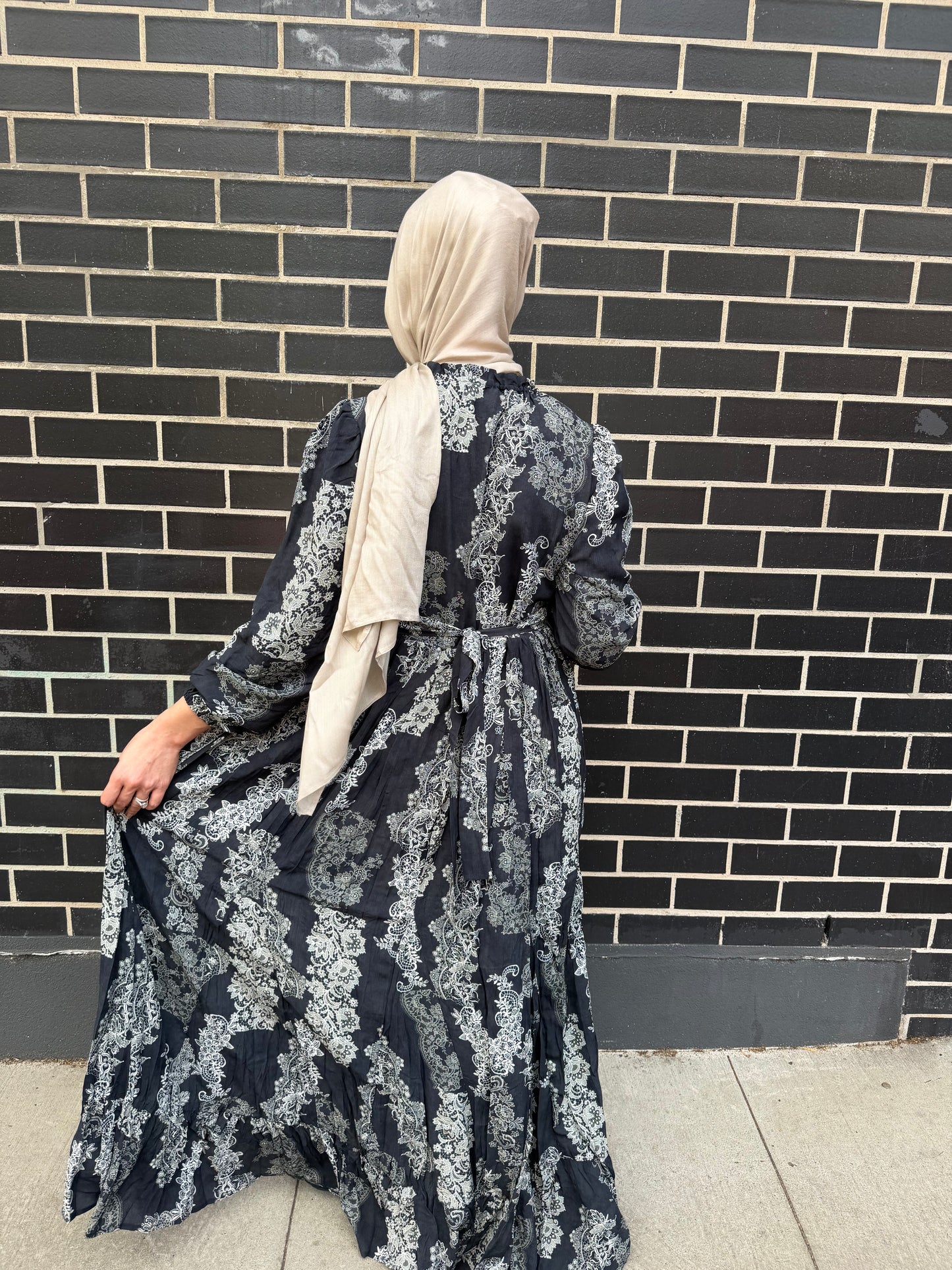 Soha Classic Boho Toile Print (C254)