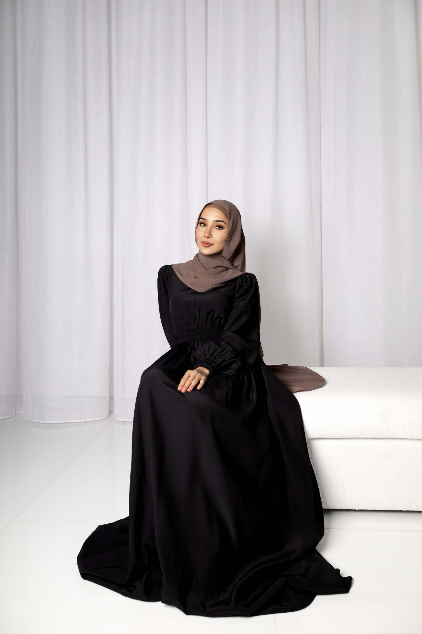 Nida Elasticised Dress (C234)