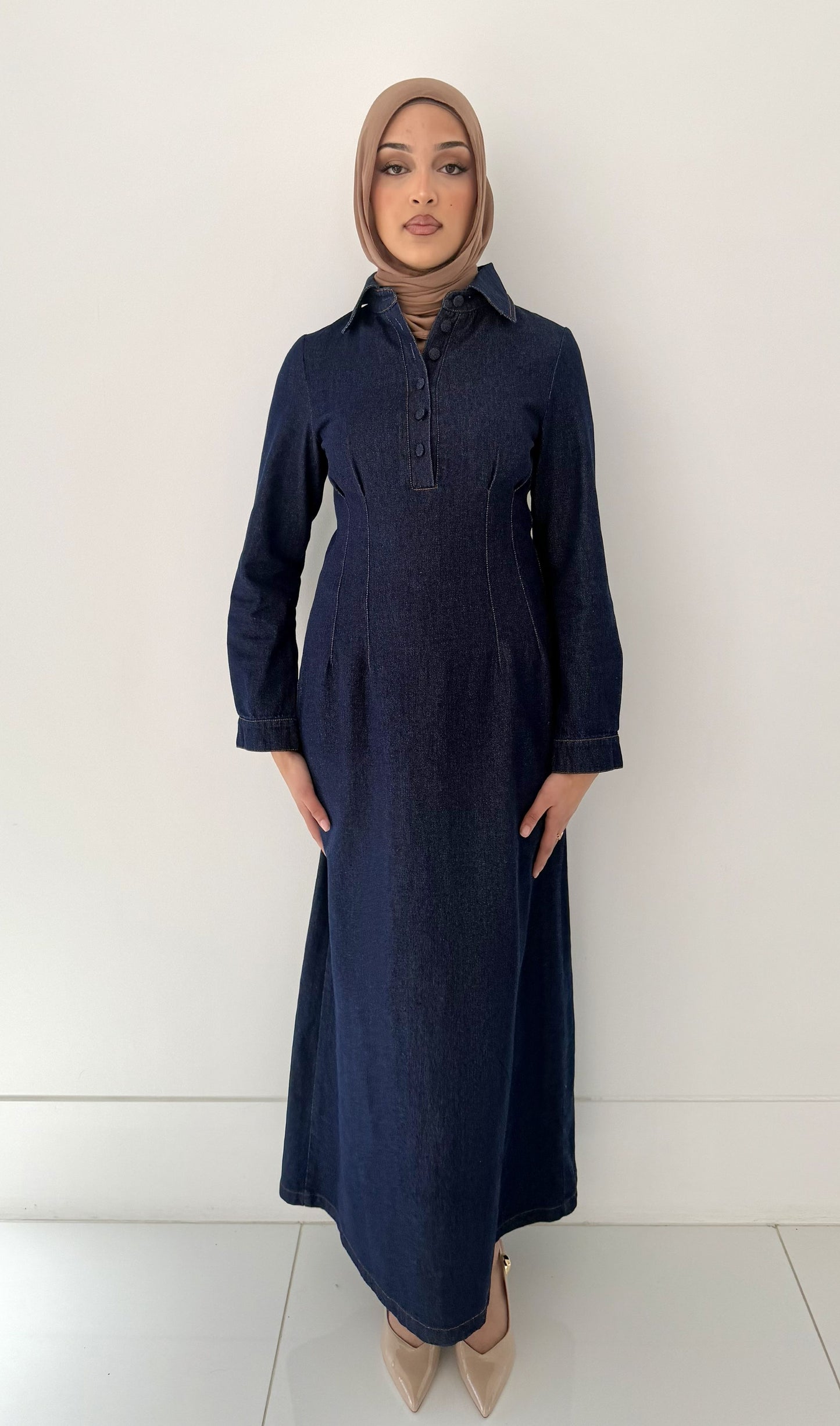 Safia Classic Denim Dress (W33)