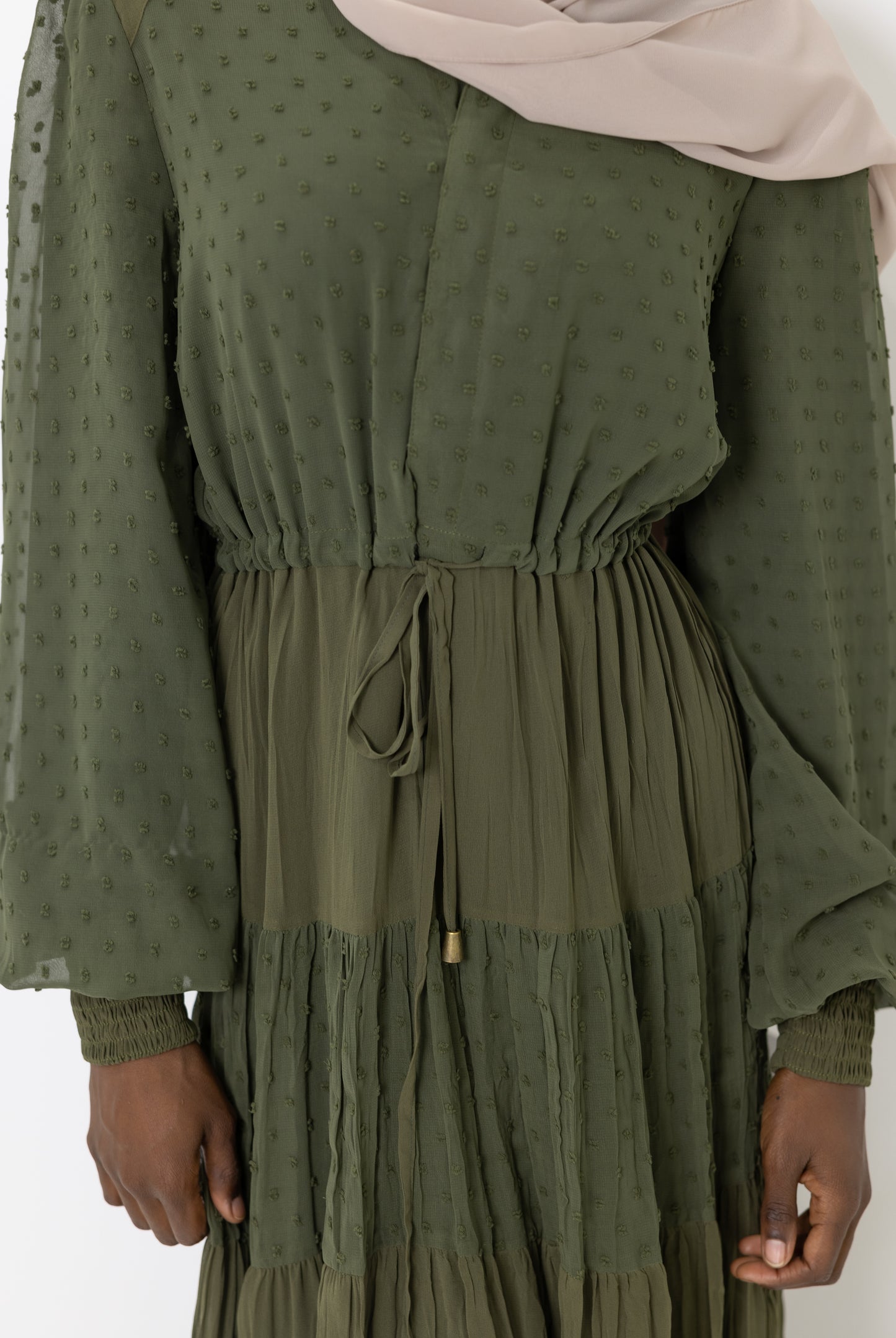 Two Tone Tiered Dress