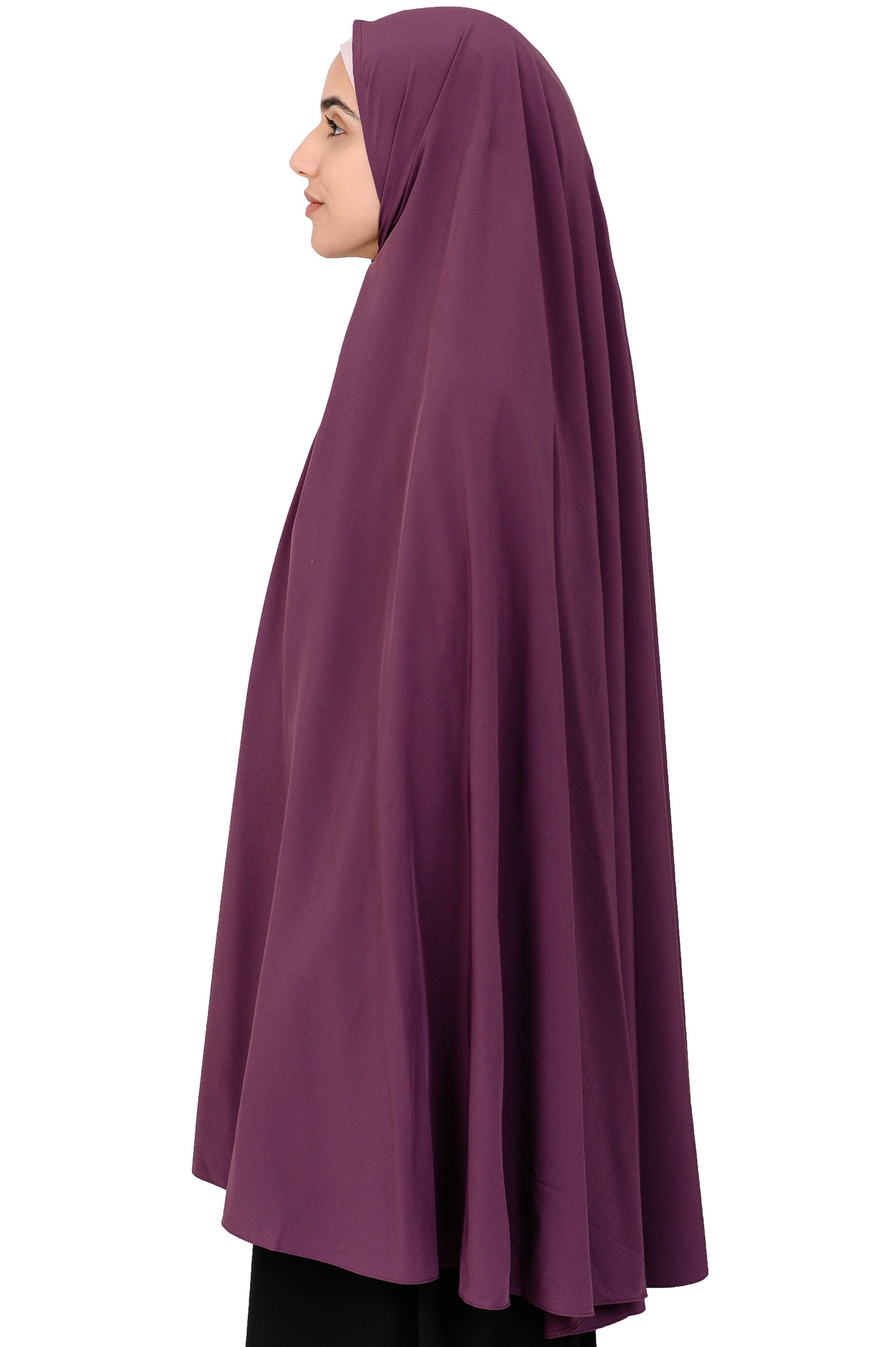 Microfibre Jelbab in Plum