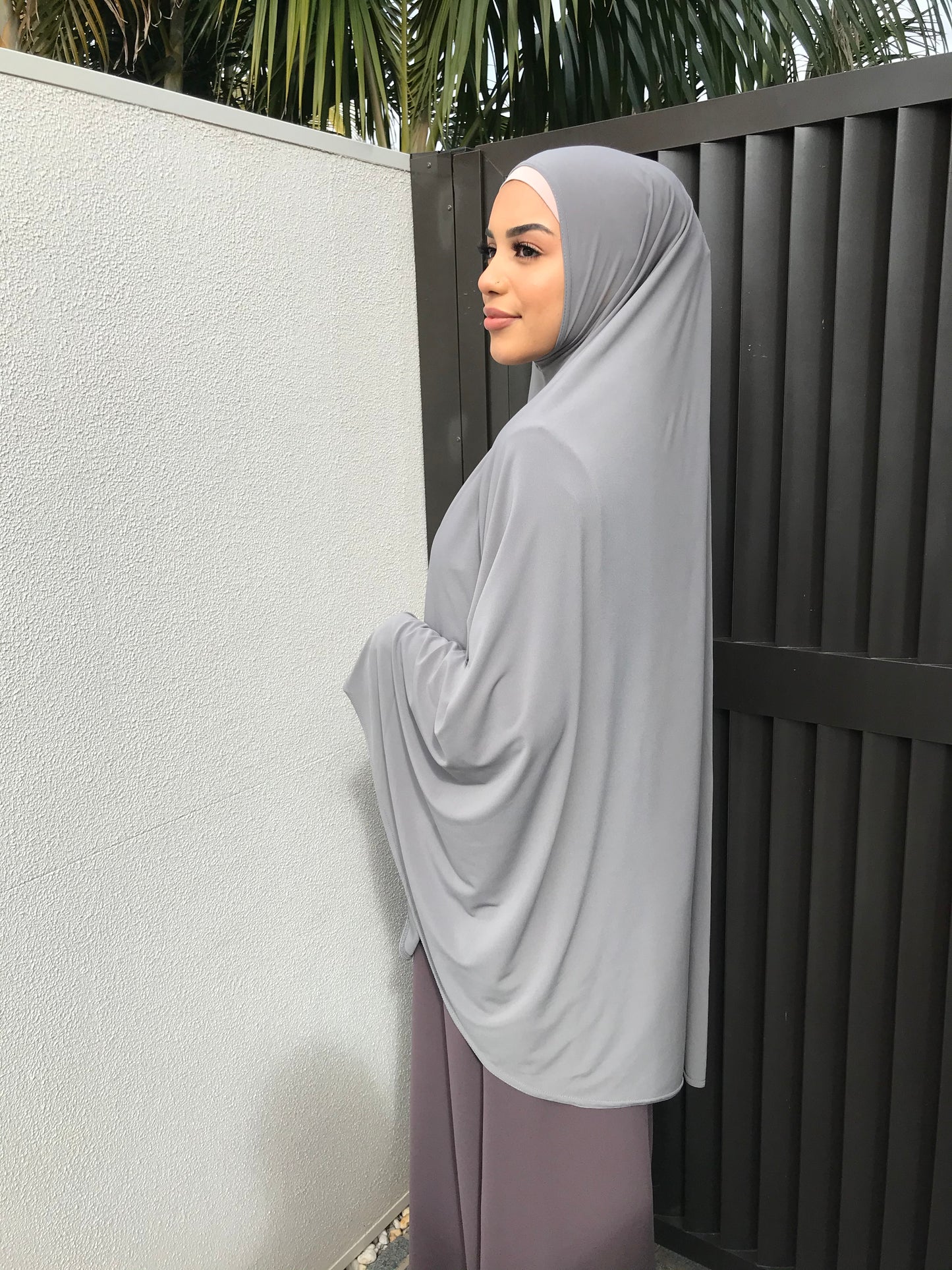 Standard Length Open Jelbab in Coin - Behind The Veil