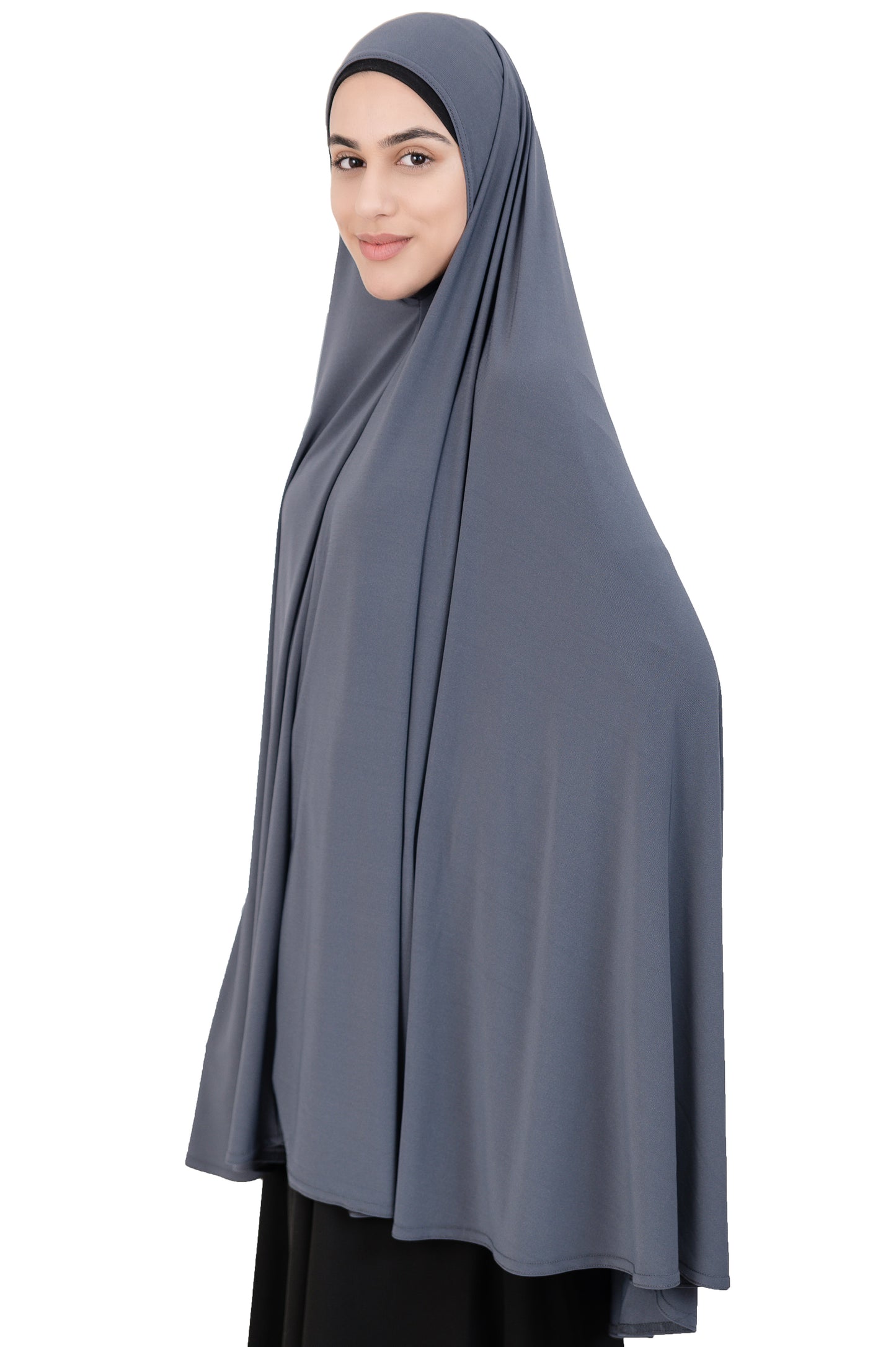 Standard Jersey Jelbab in Stone - Behind The Veil