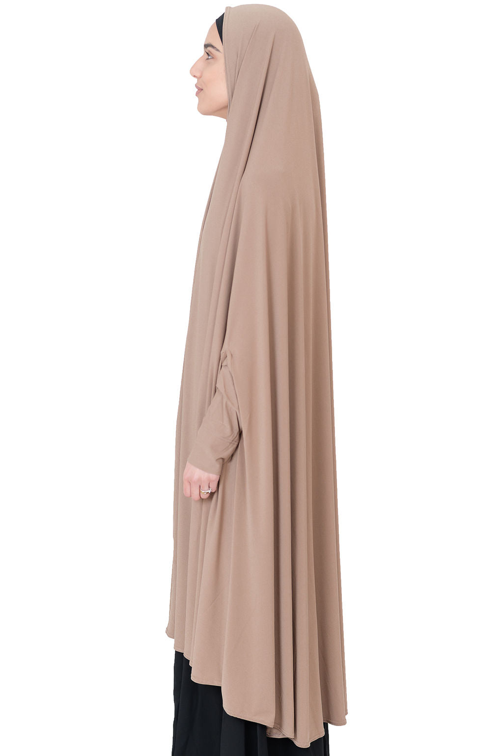 Long Sleeved Jelbab in Peanut