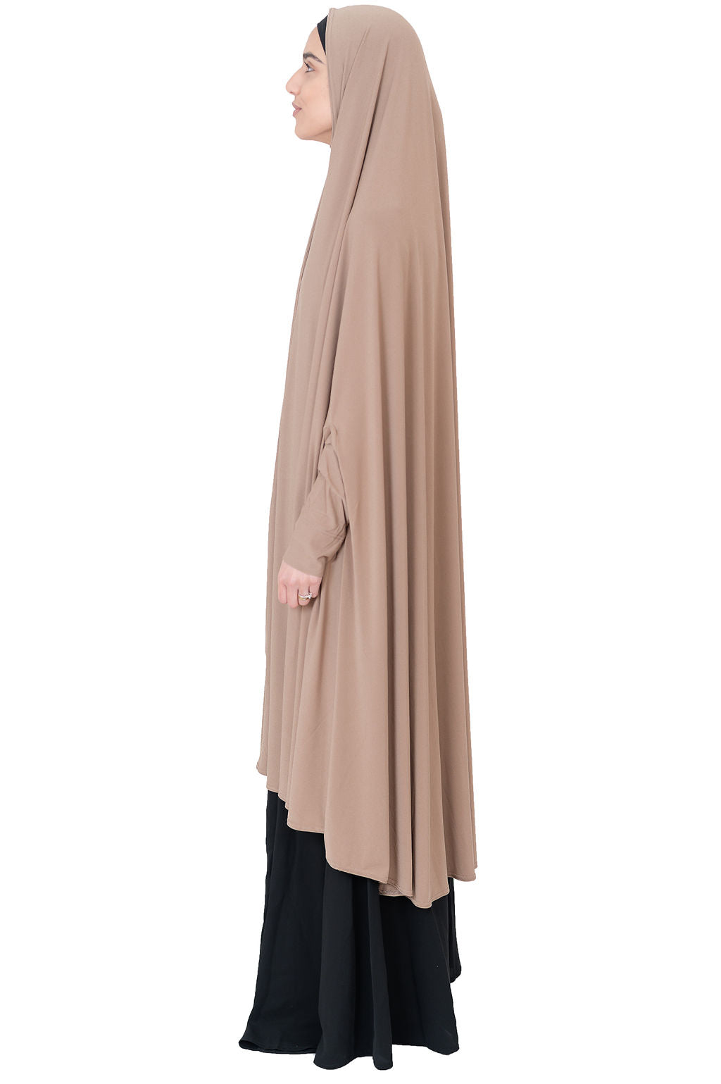 Long Sleeved Jelbab in Peanut