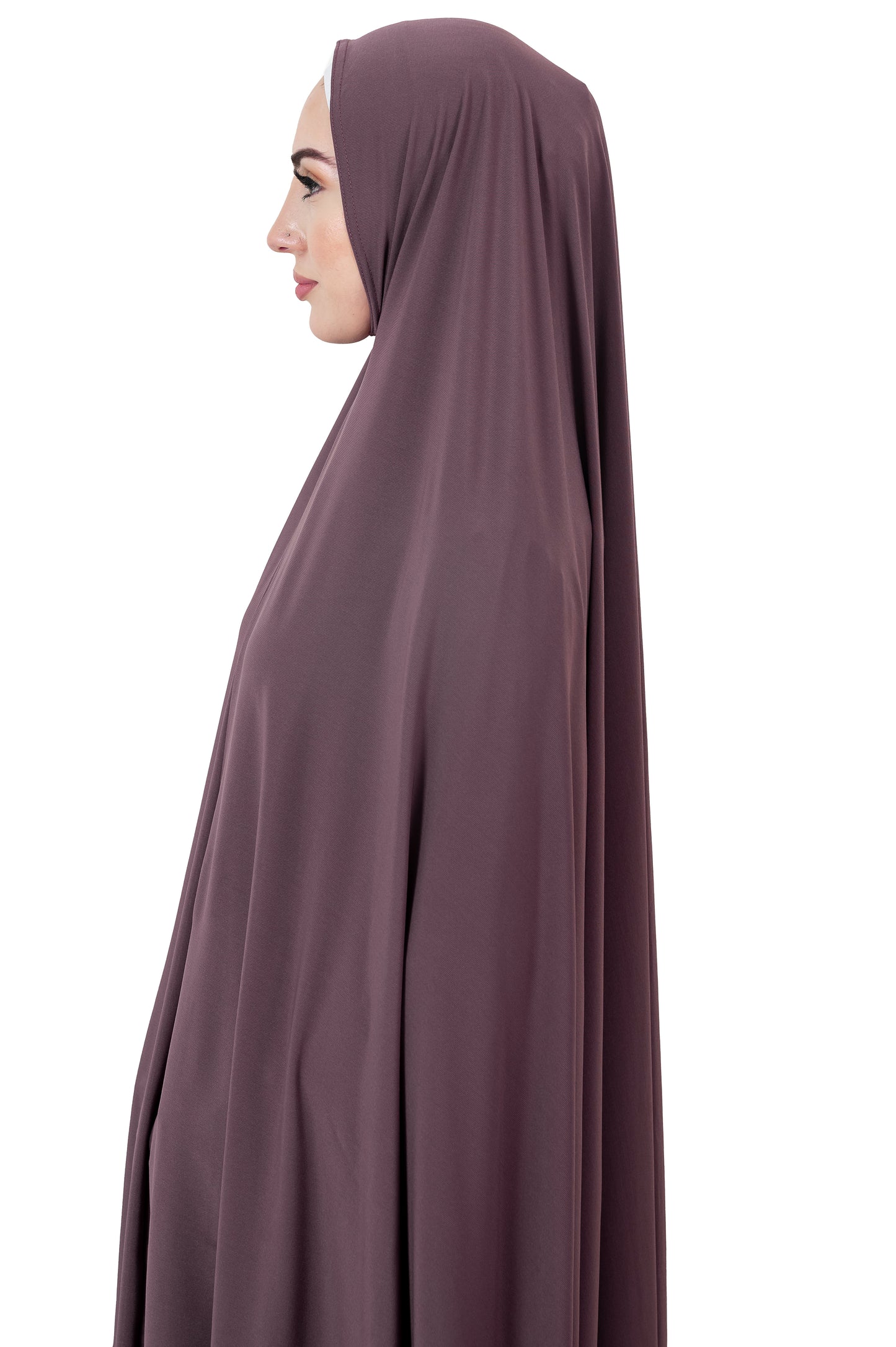Xlong Standard Long Jelbab in Rosey Brown - Behind The Veil