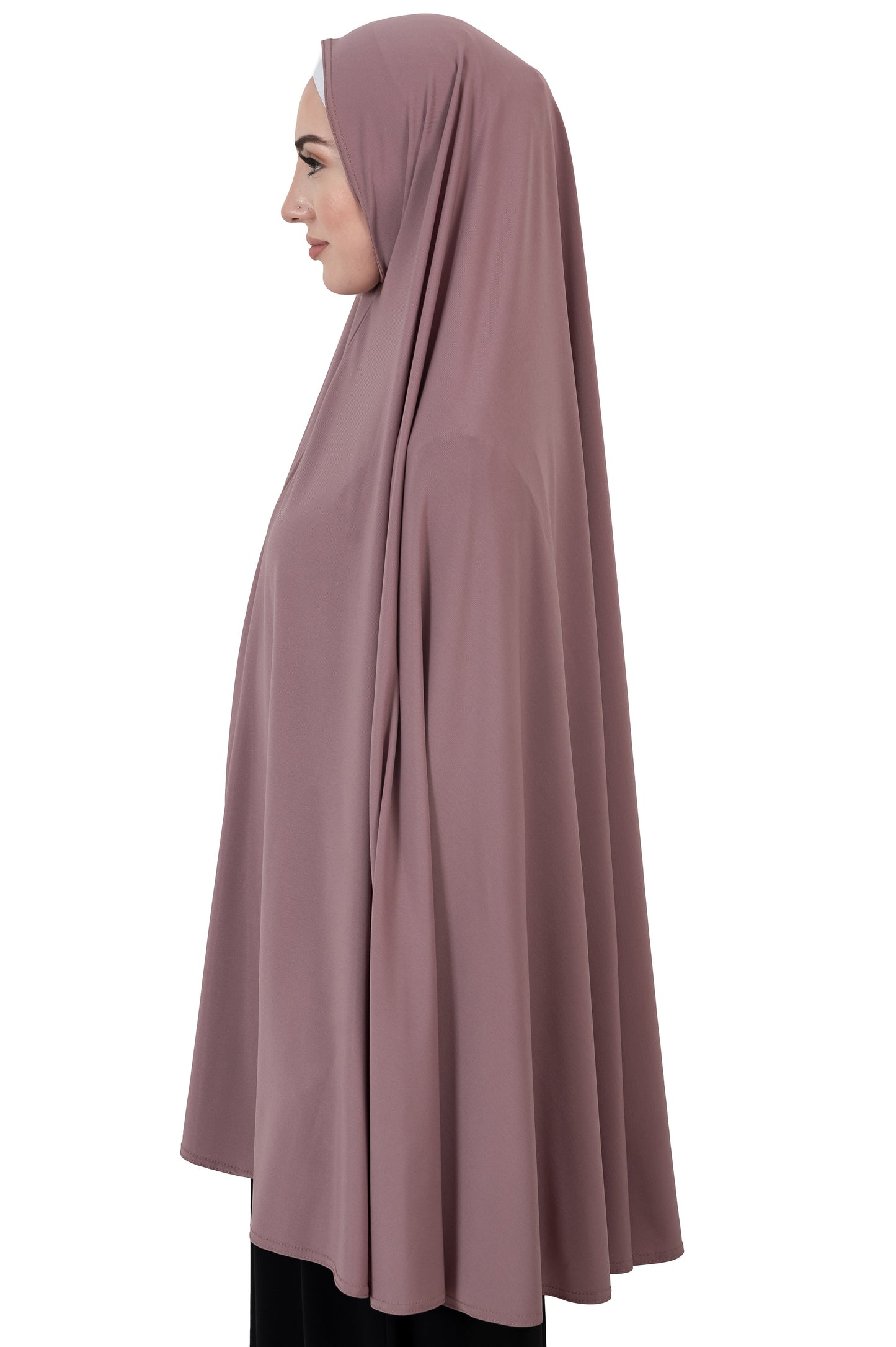 Standard Jersey Jelbab in Dusty Rose