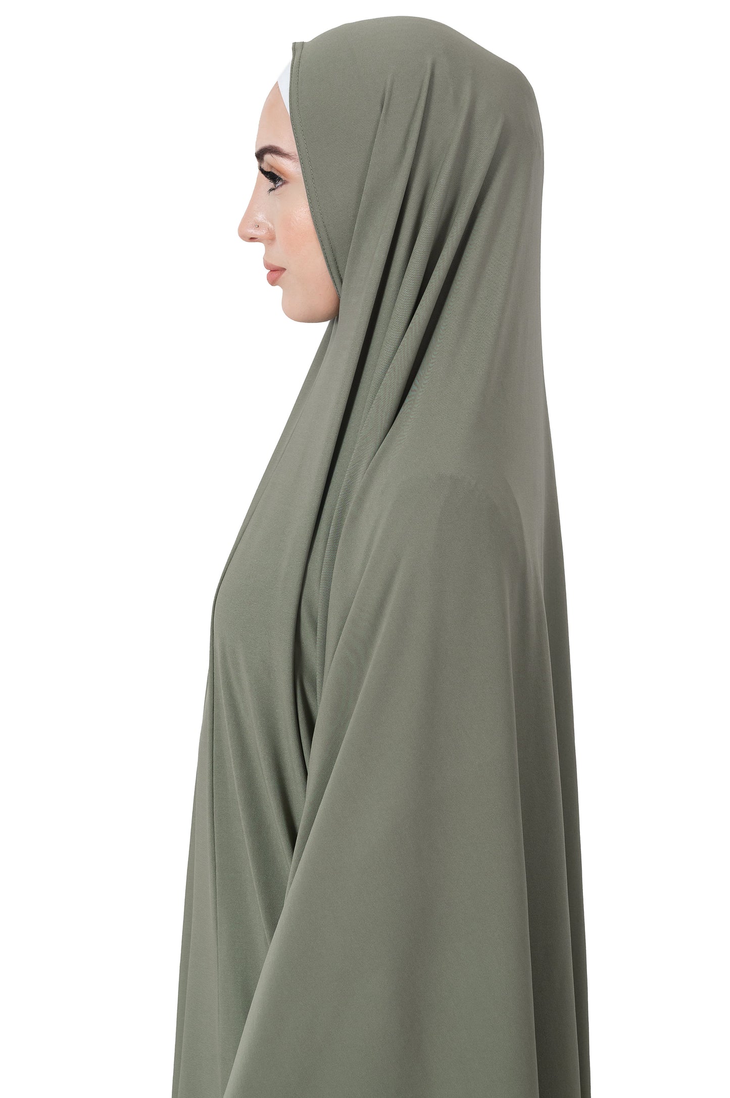 Long Sleeved Jelbab in Olive