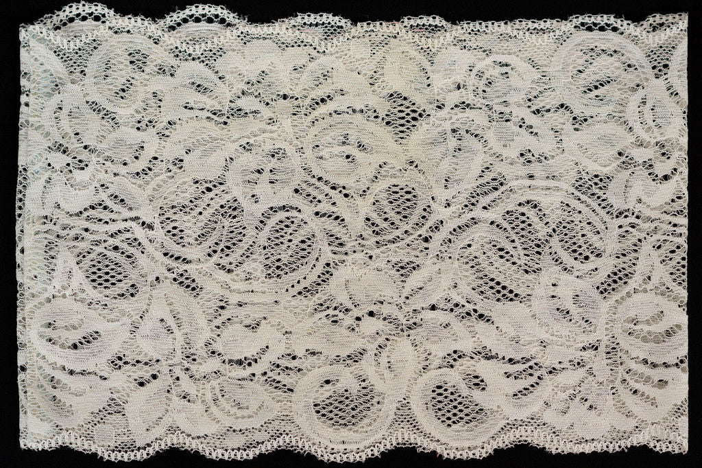 Lace Band in Silver White - Behind The Veil