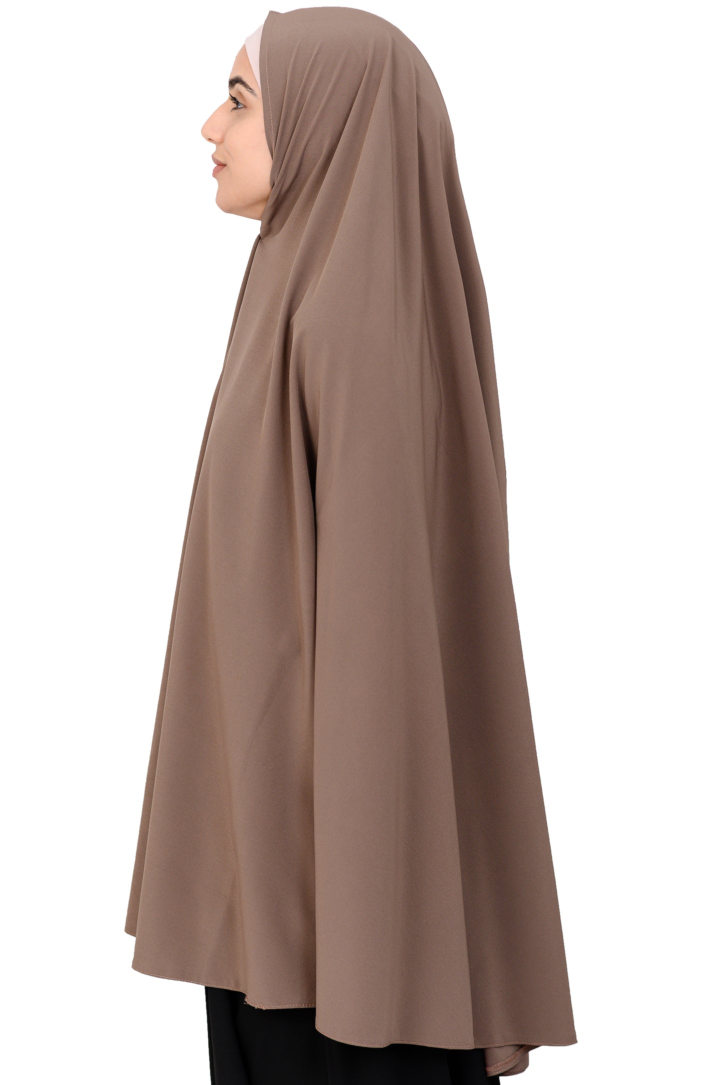 Microfibre Jelbab in Mocha