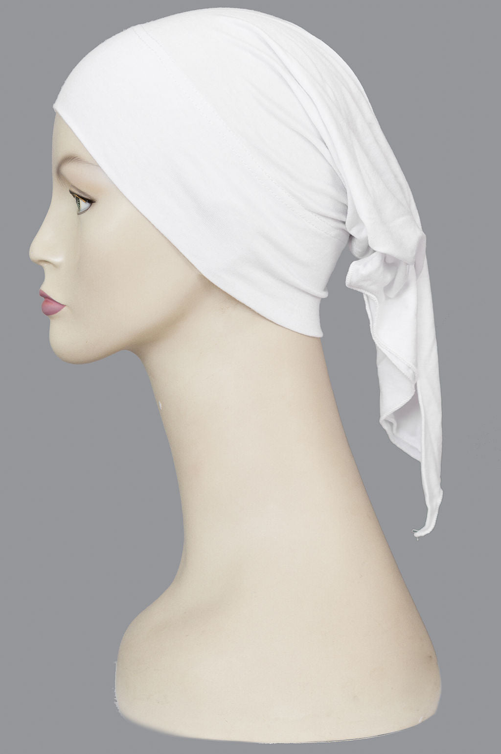 Open Cap in White