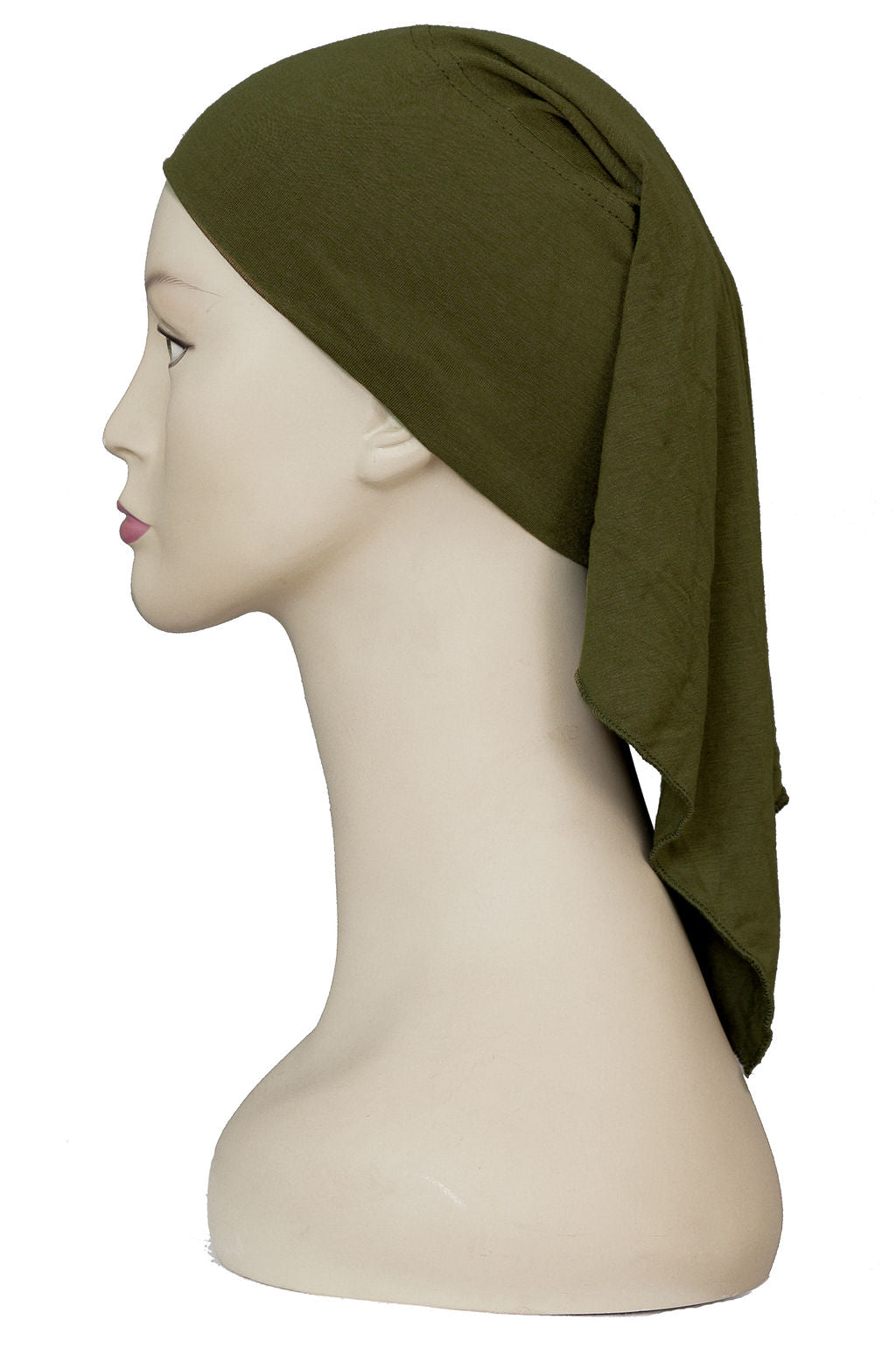 Open Cap in Olive