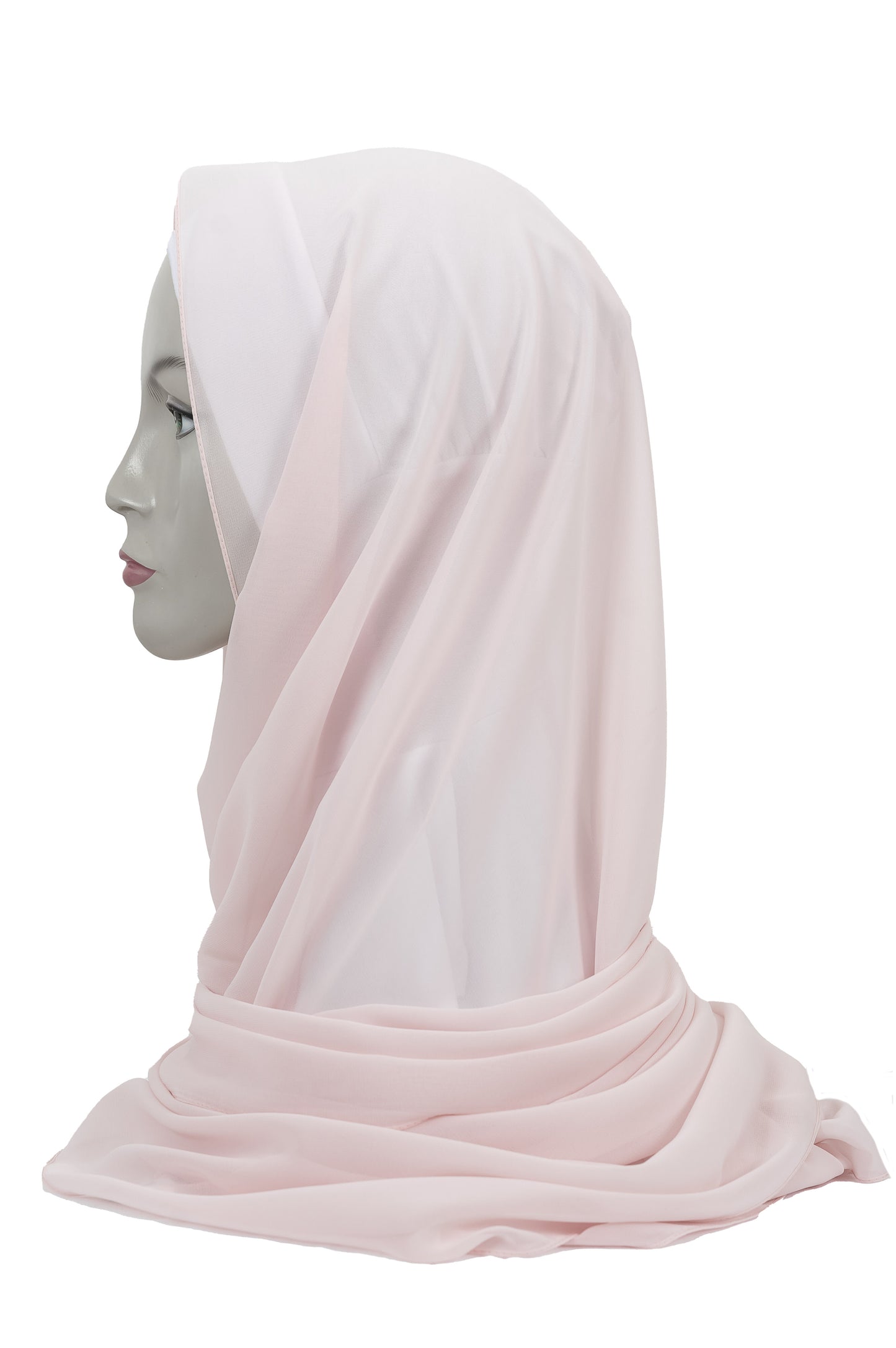 Chiffon Scarf in Misty Pink
