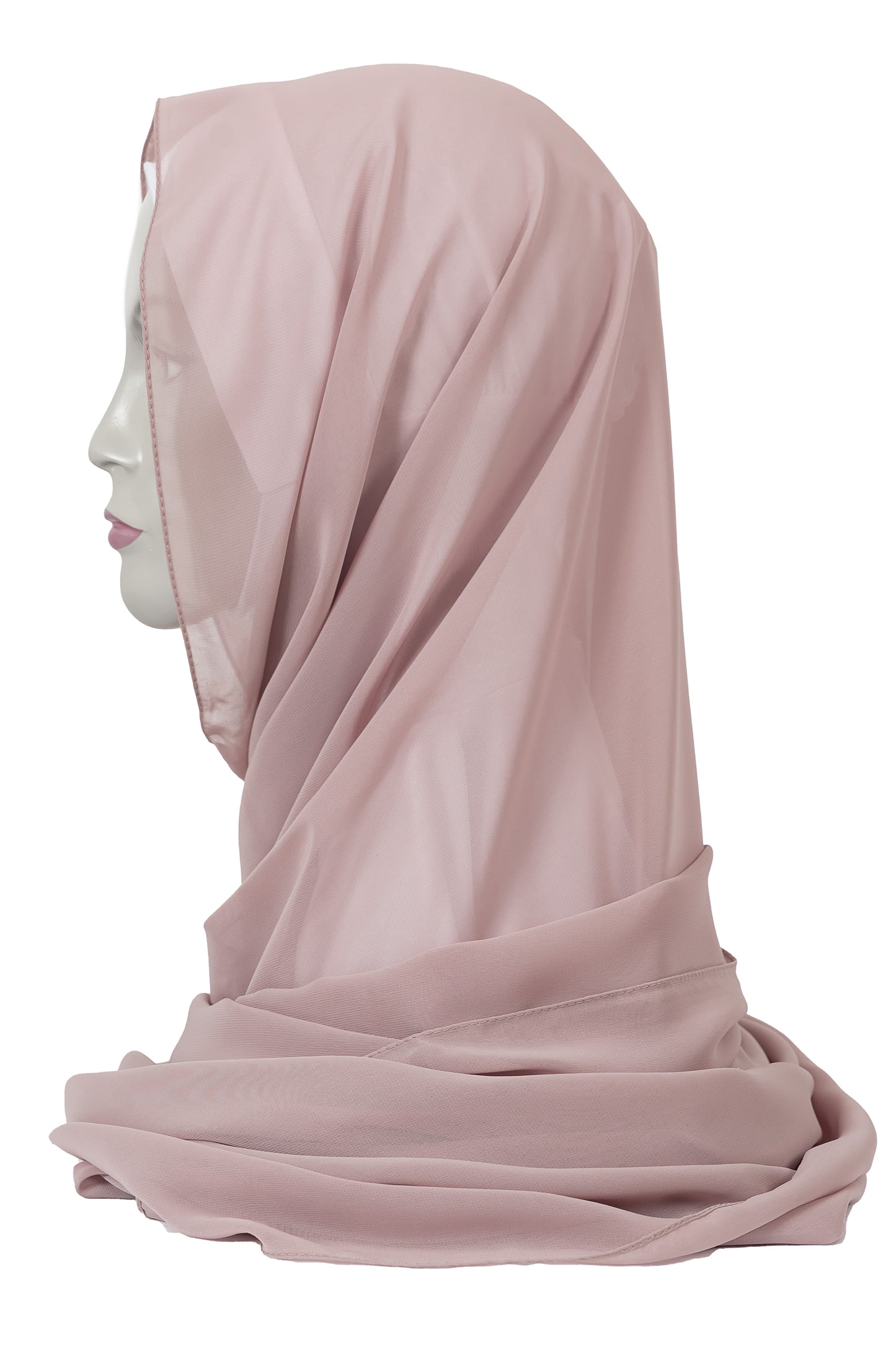 Chiffon Scarf in Misty Rose