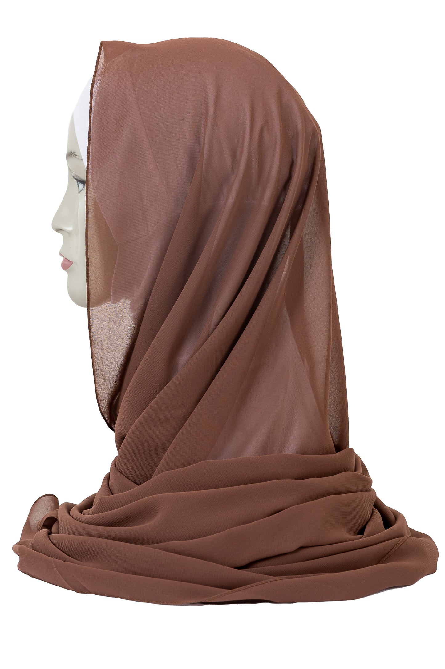 Chiffon Scarf in Sienna