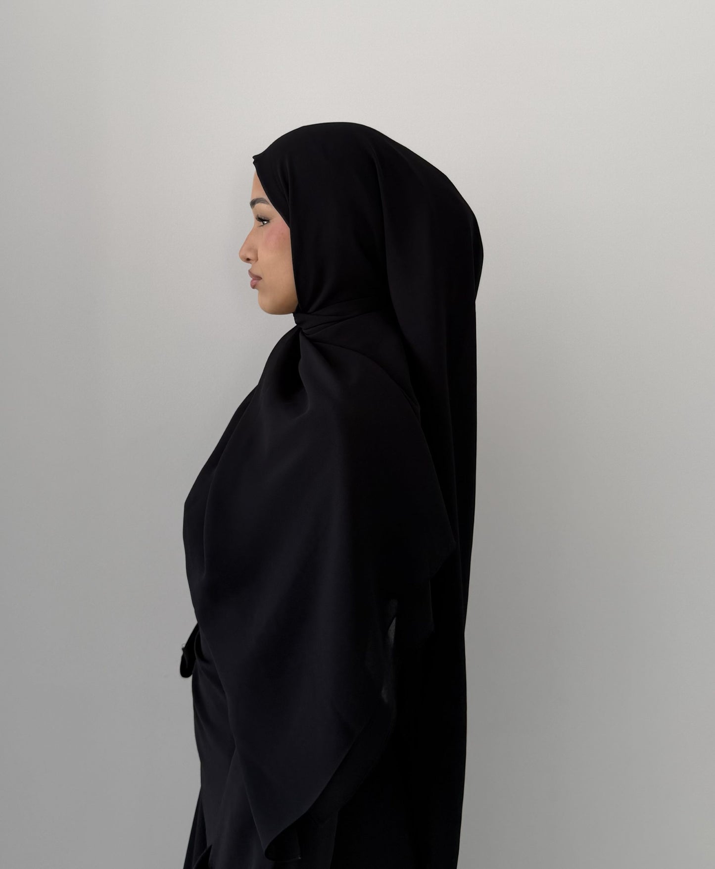 Chiffon Scarf in Black