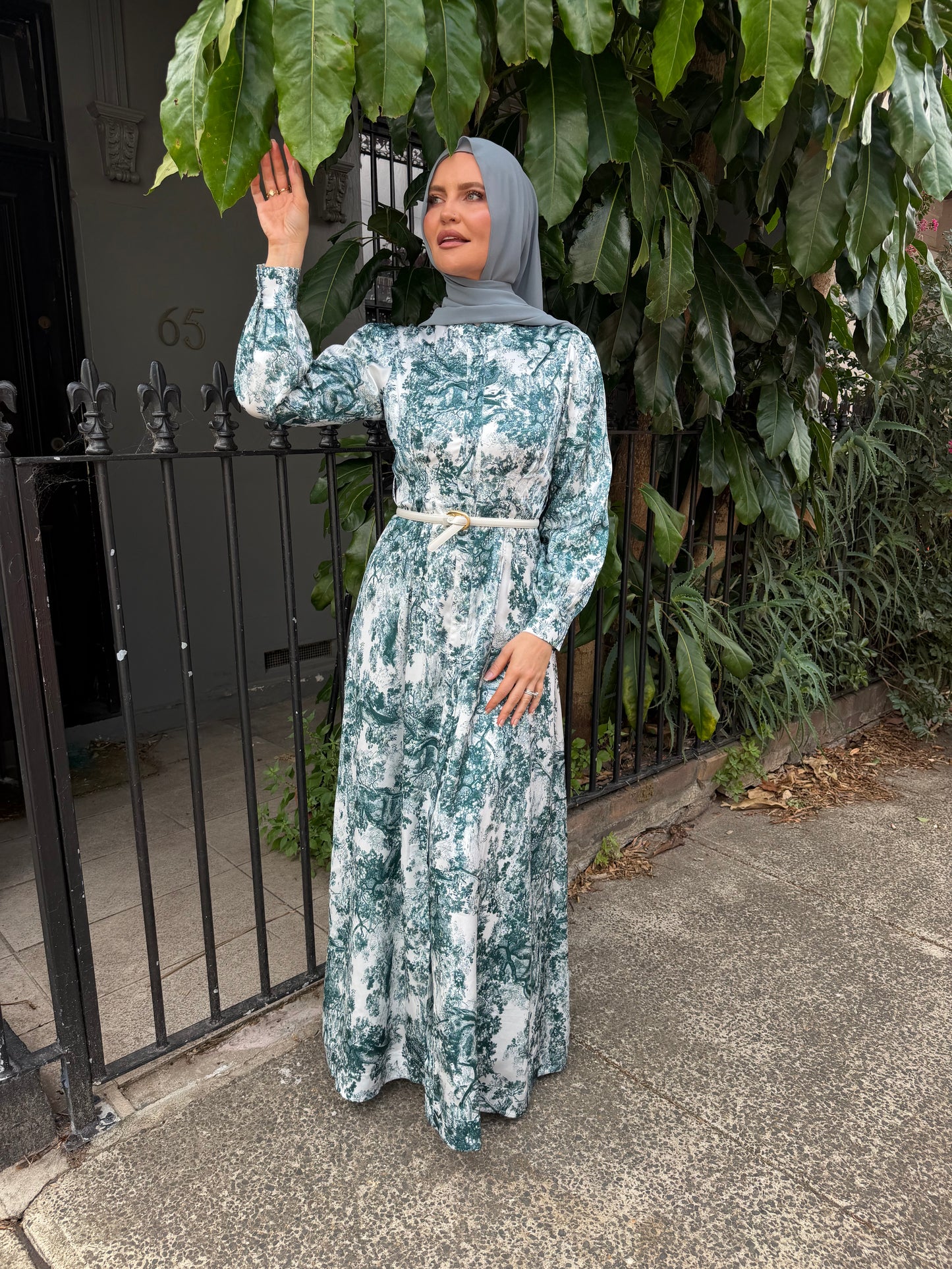 Nadyne Toile Print Shirt Dress (W26)