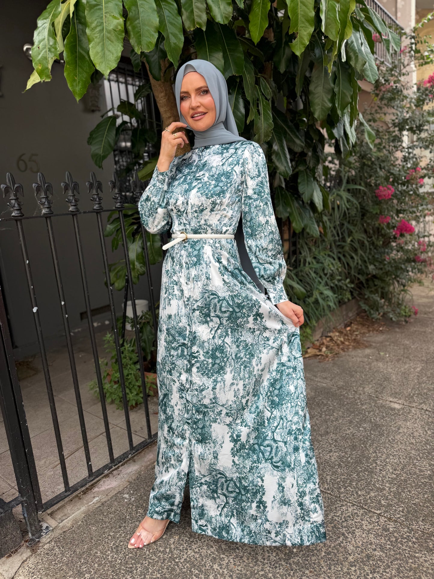 Nadyne Toile Print Shirt Dress (W26)