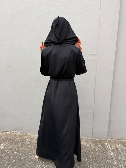 Black Hooded Cape