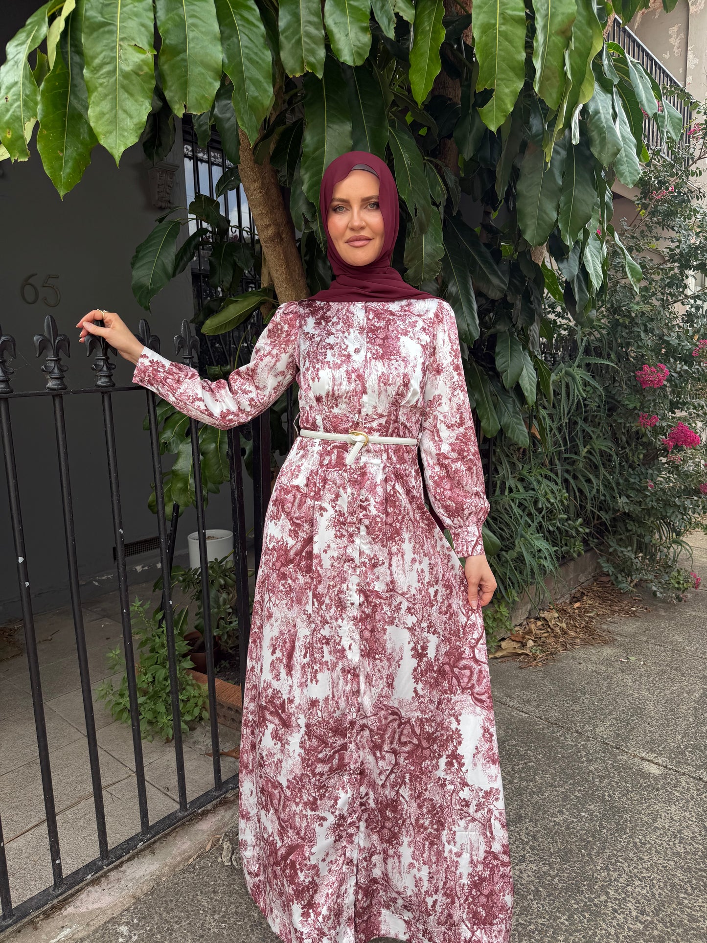 Nadyne Toile Print Shirt Dress (W26)