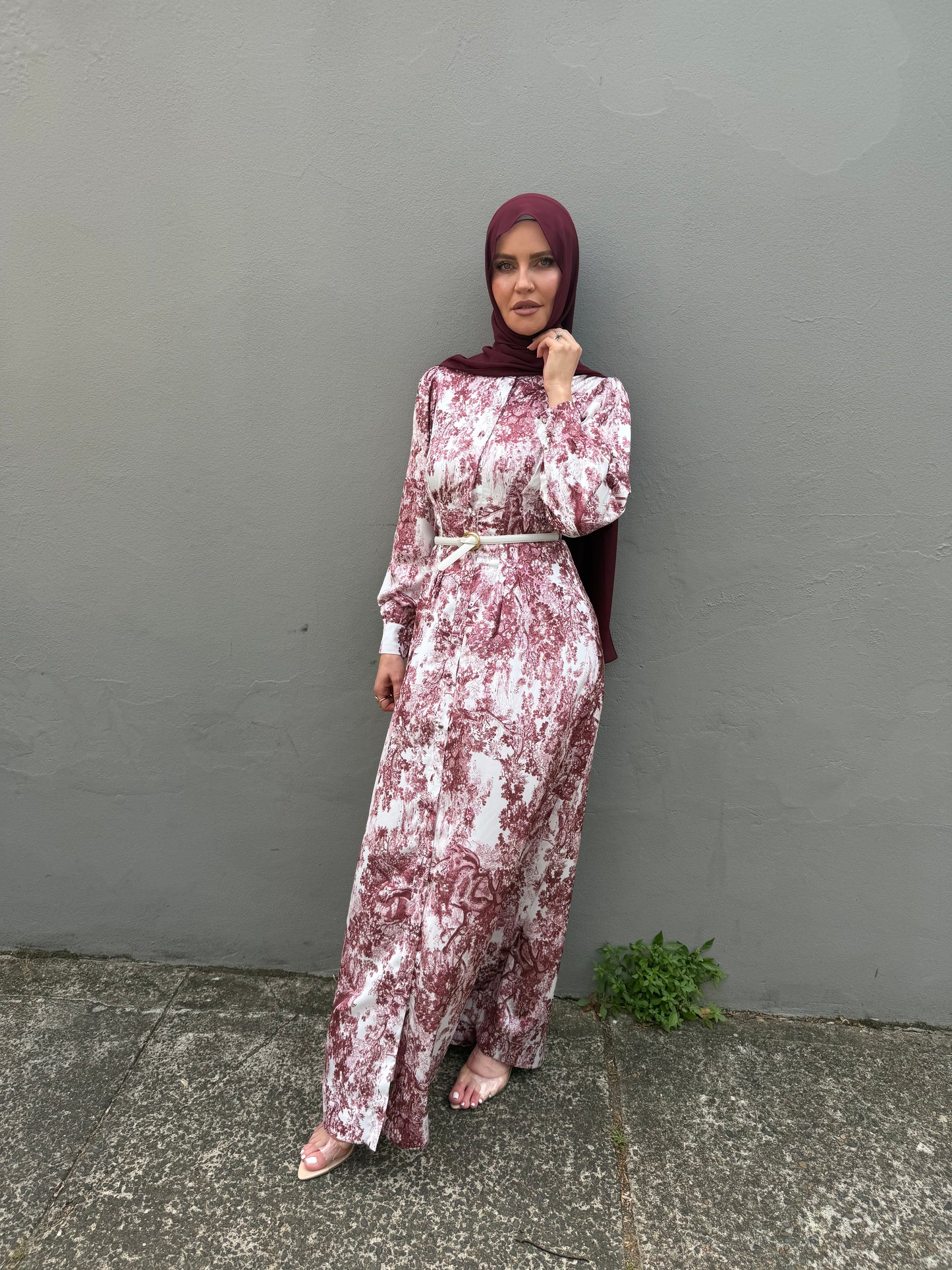 Nadyne Toile Print Shirt Dress (W26)