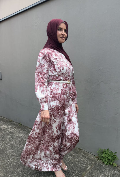 Nadyne Toile Print Shirt Dress (W26)