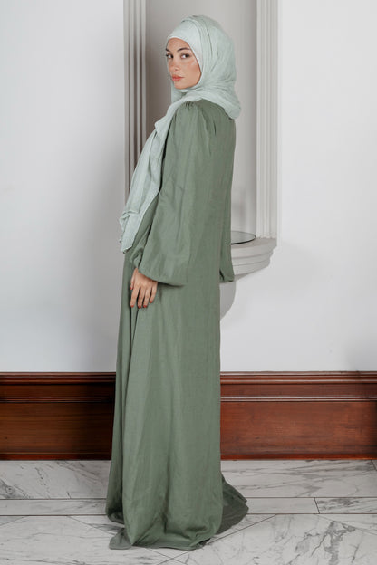 Daria Full Sleeved  in Light Linen (W31)