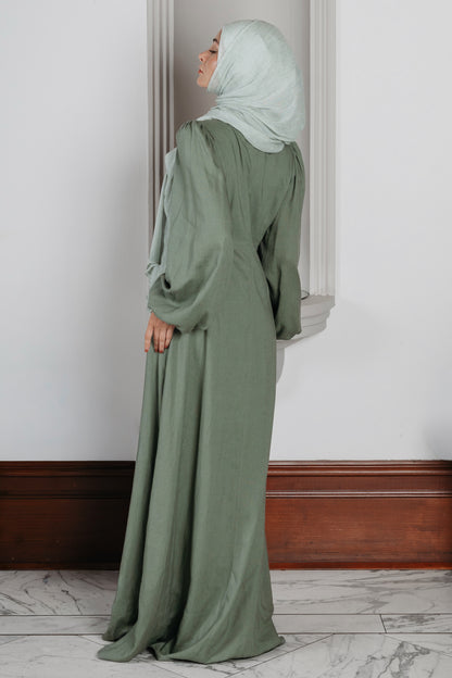 Daria Full Sleeved  in Light Linen (W31)