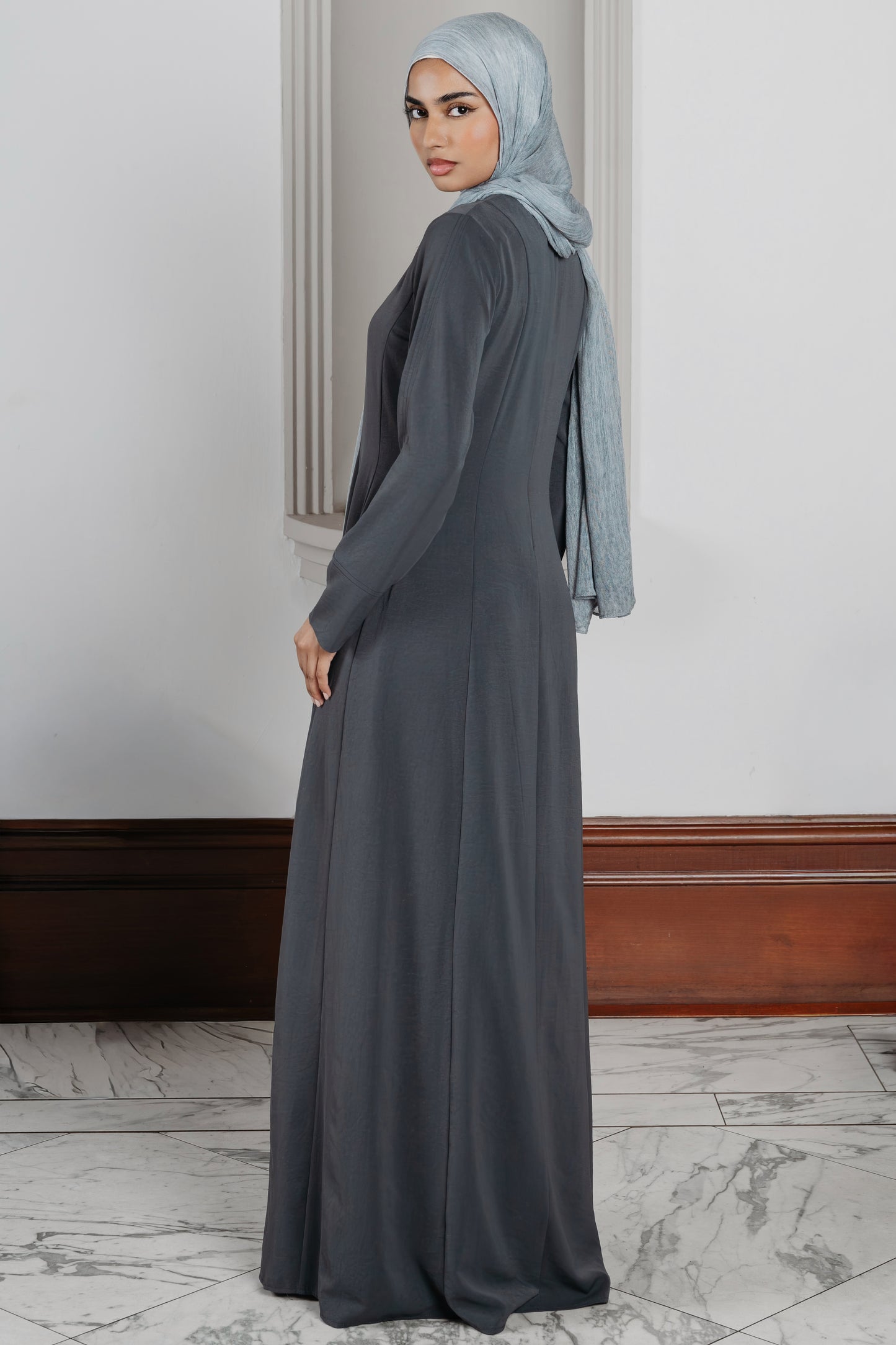 Razan Multi Panelled Aline Abaya (C255)