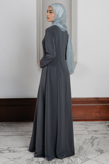 Razan Multi Panelled Aline Abaya (C255)