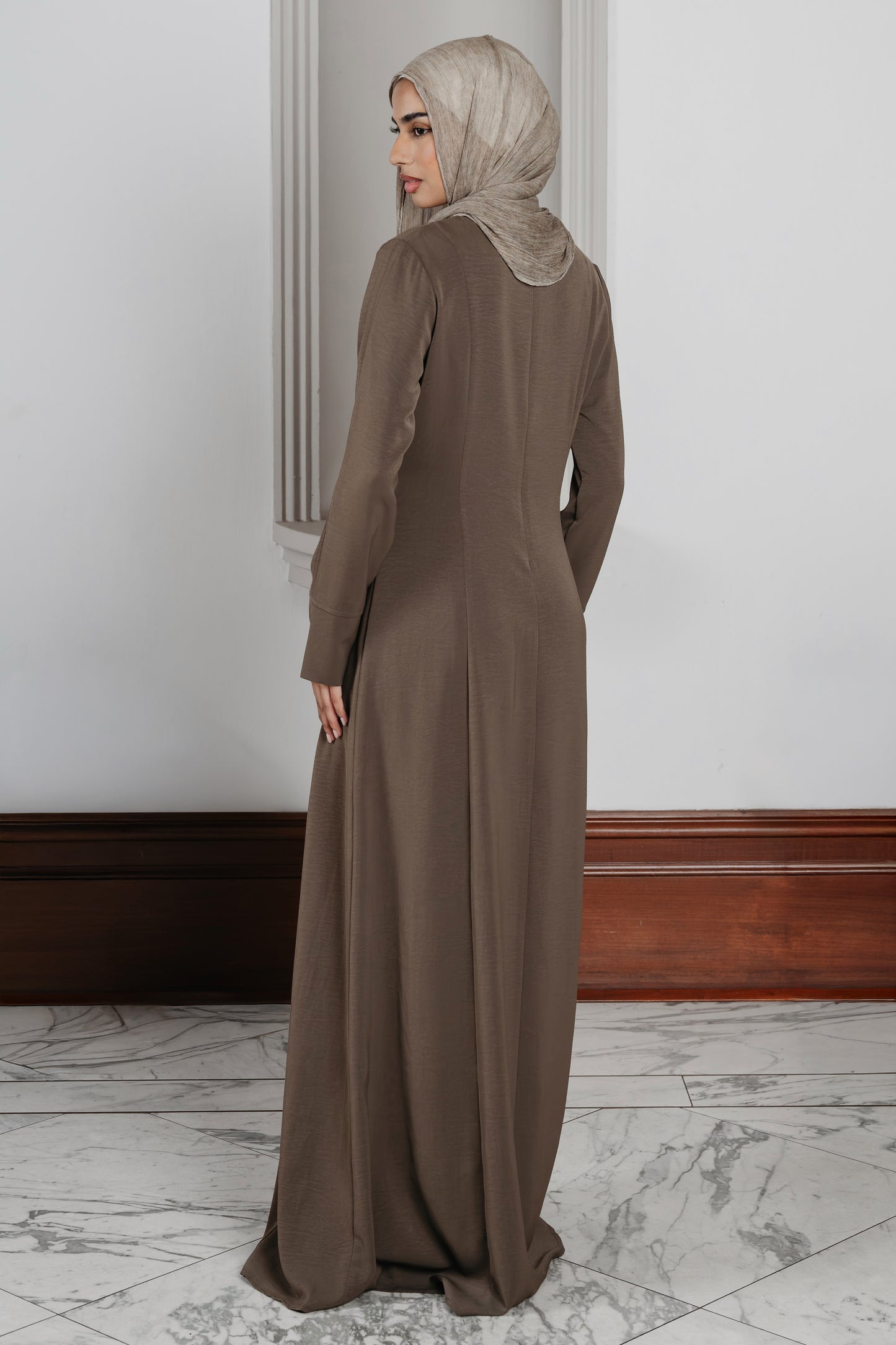 Razan Multi Panelled Aline Abaya (C255)