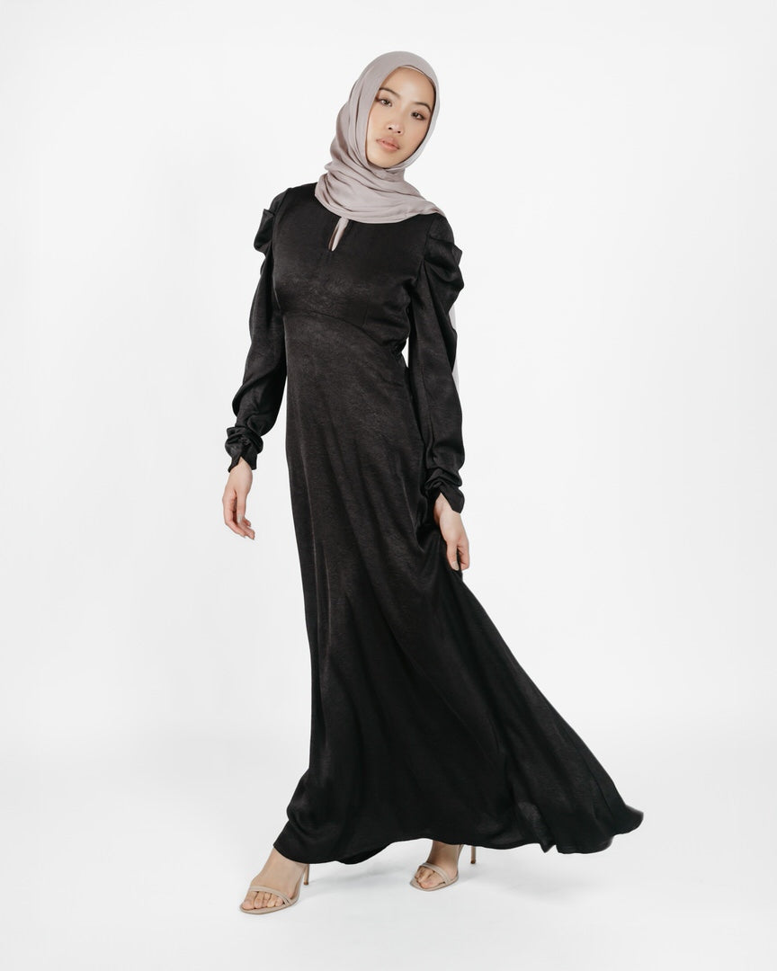 Yalina Leg Of Mutton Sleeve Dress (C237)