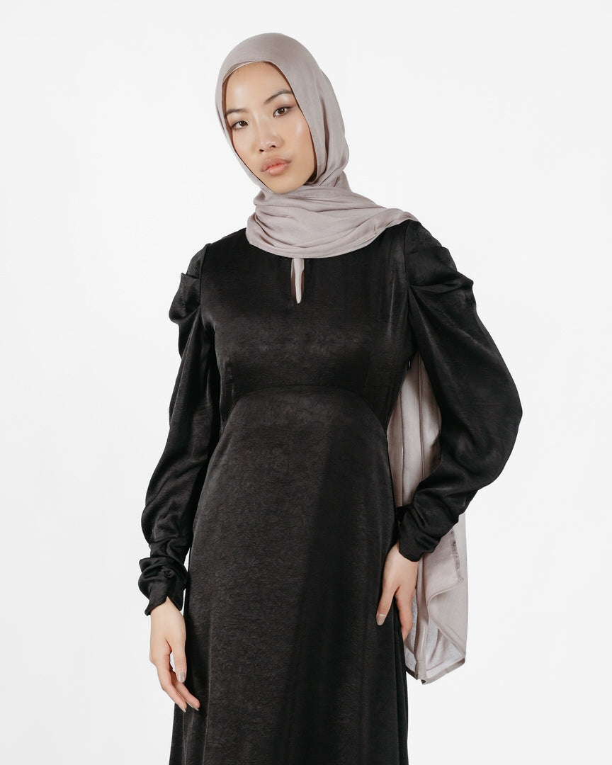 Yalina Leg Of Mutton Sleeve Dress (C237)