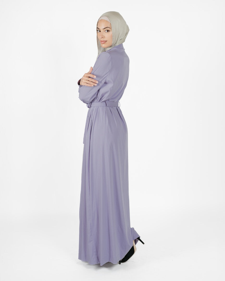 Liyana Pin Tucks Button Up Dress (W23)