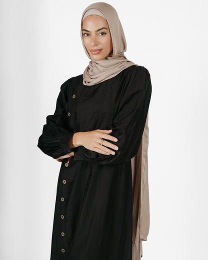 Najla Side Buttons Straight Style (C249)