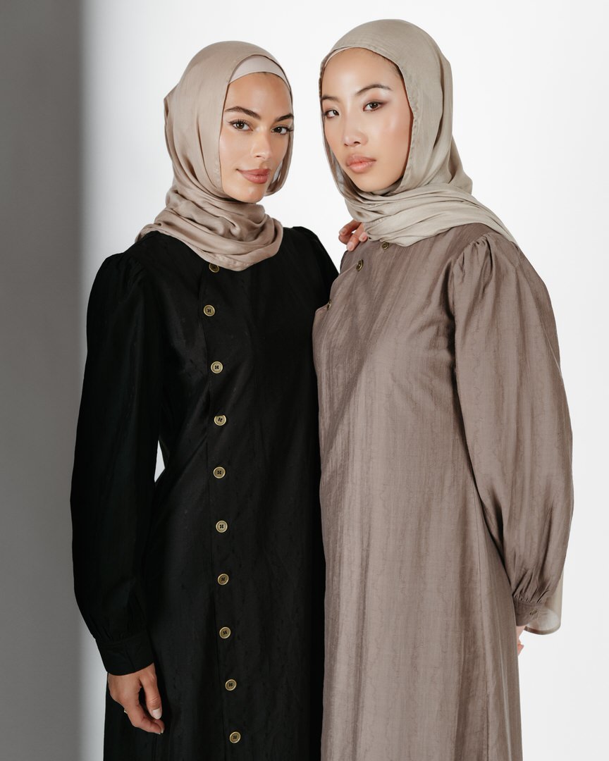 Najla Side Buttons Straight Style (C249)