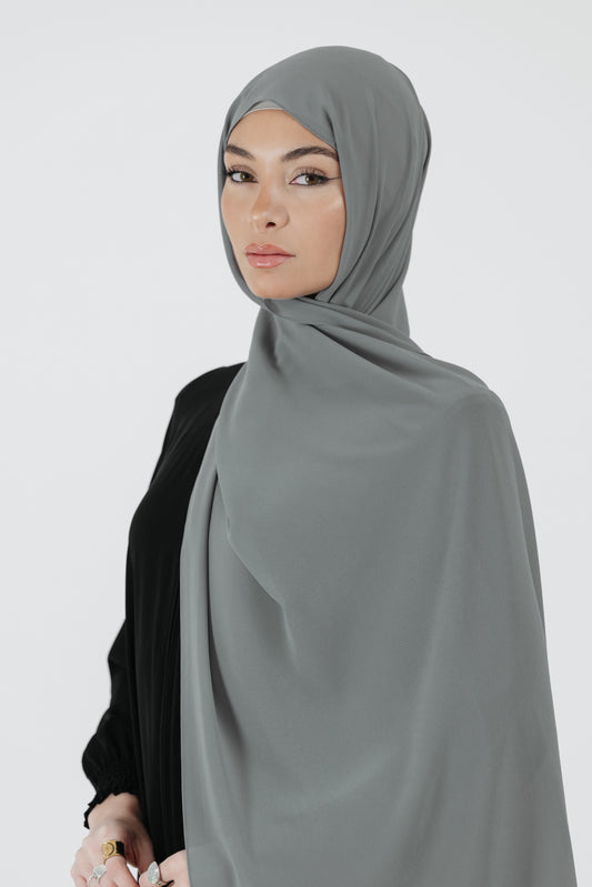 Pearl Chiffon Scarf in Ocean Breeze